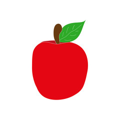 red apple