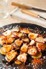 Galician octopus vertical