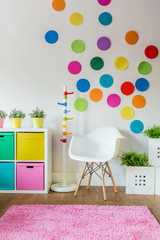 Multicolor room for children
