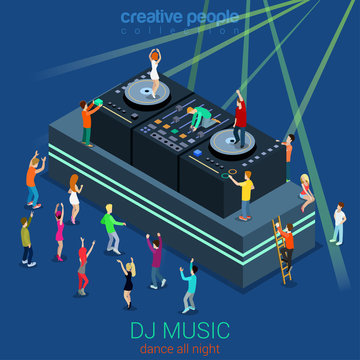 Night Club DJ Party Concept