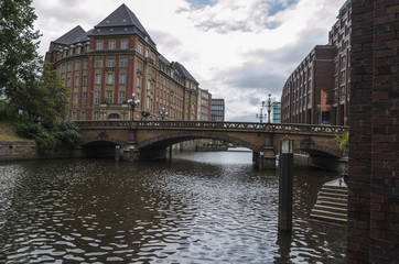 Naklejka premium Hamburg City