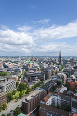 Obraz premium Hamburg Stadtpanorama