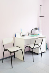 Working place of a doctor