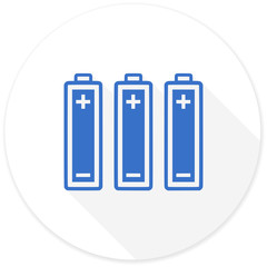 battery flat design modern icon