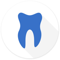 tooth flat design modern icon
