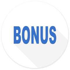 bonus flat design modern icon