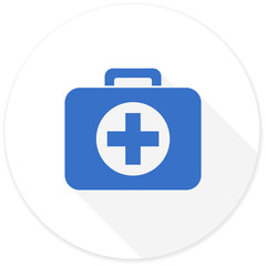first aid flat design modern icon