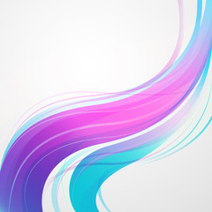 Vector motion curvy abstract hi-tech background with empty space