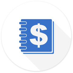 money flat design modern icon