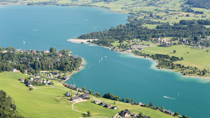 Wolfgangsee - Aerial Summer View