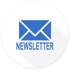 newsletter flat design modern icon