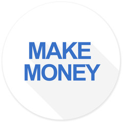 make money flat design modern icon