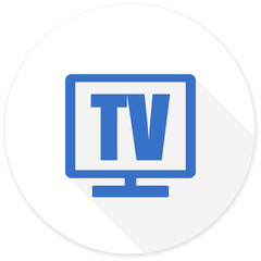 tv flat design modern icon