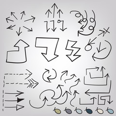 Doodle Arrow set