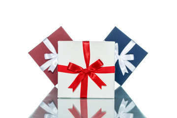 luxury color gift box for holiday event silk wrap