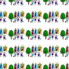 Fototapeta premium Seamless vector pattern