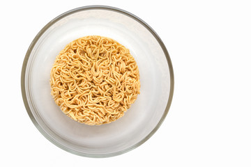 Noodles in bowl