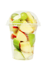 Cut Fruits in Plastic Cup