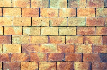 Red brick wall background