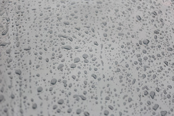 Rain drops on glass background.