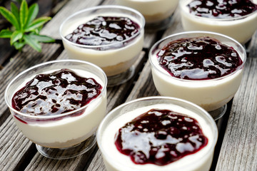 Blueberry cheesecake