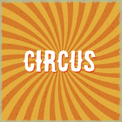 Circus Vintage Swirl Sunburst Lines Background. Could be used as