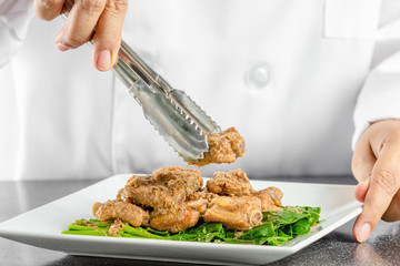 stir fried chinese kale