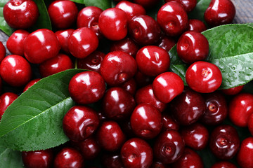 Sweet cherries, close-up