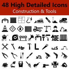 Construction and Tools Smooth Icons