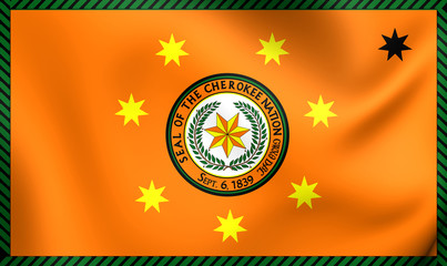 Flag of Cherokee Nation - 90881477