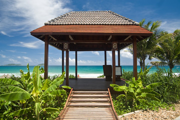 Beach gazebo