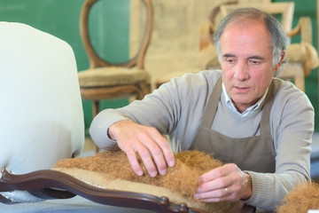 Furniture repair shop