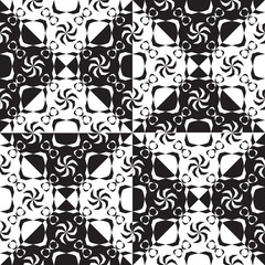 seamless black and white pattern