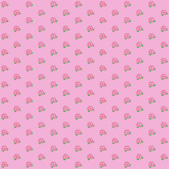 classic wallpaper vintage flower pattern on pink background