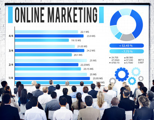 Online Marketing E-commerce Business Concept