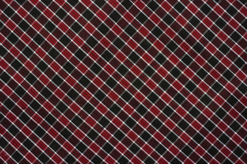 Plaid fabric surface texture