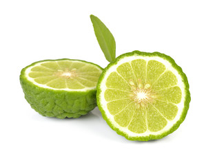 Bergamot isolated white background.