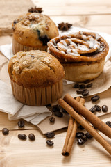 Testy Muffins and Cinnamon roll