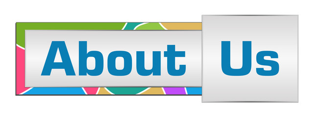 About Us Colorful Button Style 