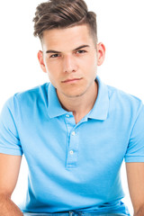 Fototapeta premium handsome young man looking at the camera.