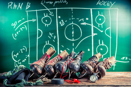 Plan to playing in ice hockey