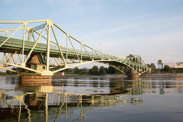 Rotating bridge in Liepaja, Latvia.