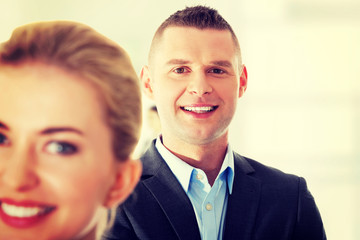 Successful business couple