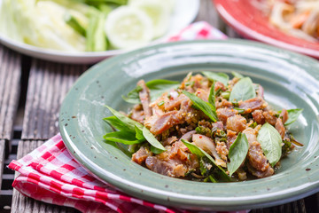 spicy pork salad