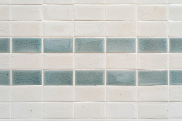 Ceramic tile wall