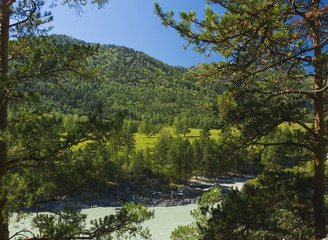 High mountain landscape