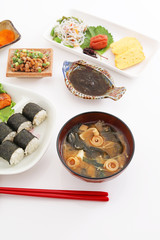 おいしそうな和風朝食