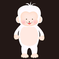 申　年賀状　かわいい