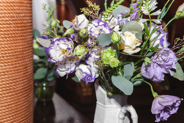 bright wedding bouquet