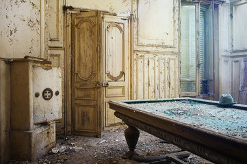 abandoned villa